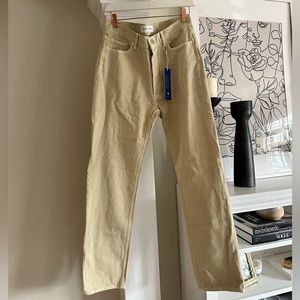 SAMSOE SAMSOE **NEW WITH TAGS** KHAKI SUSAN JEAN STRAIGHT LET SIZE 29